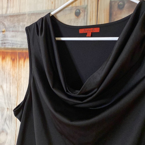 Joni B NWOT Stretchy Sleeveless Cowl Neck Top - Picture 3 of 4